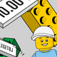 Illustration for article titled You can now stamp your (Danish) mail with Lego